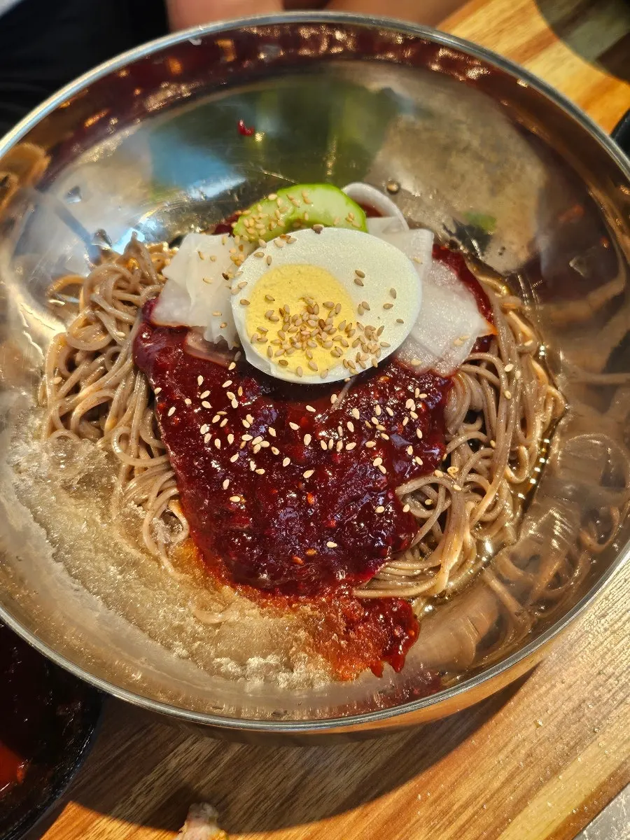 메밀 물막국수 한 그릇