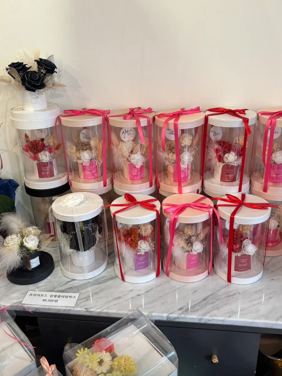 Small gift items displayed inside the store