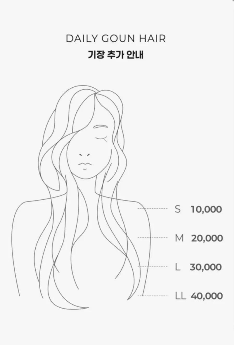 Final page of the Goun Ilsang Hair menu guide