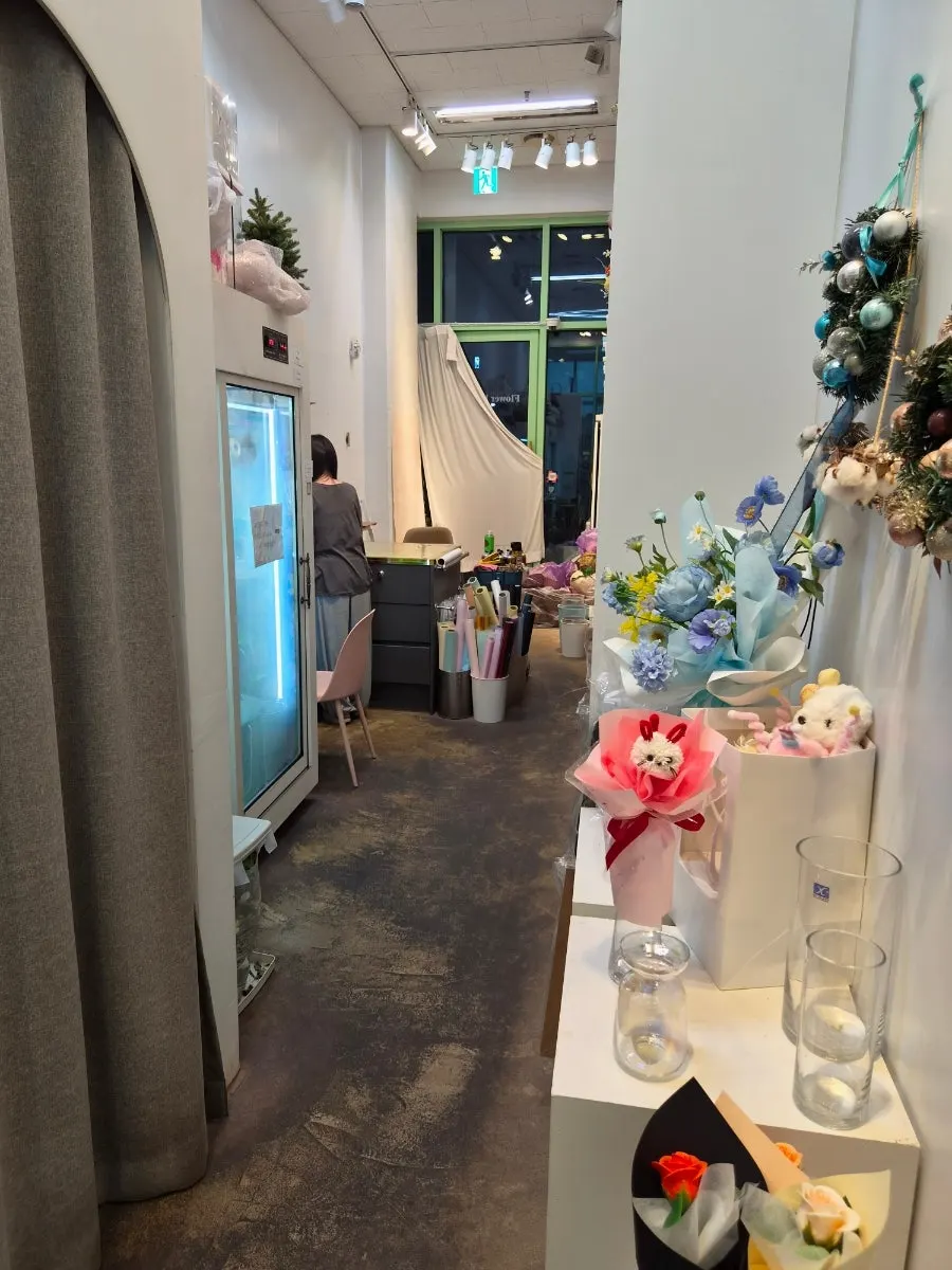 Directions to the flower shop near Songpa Station