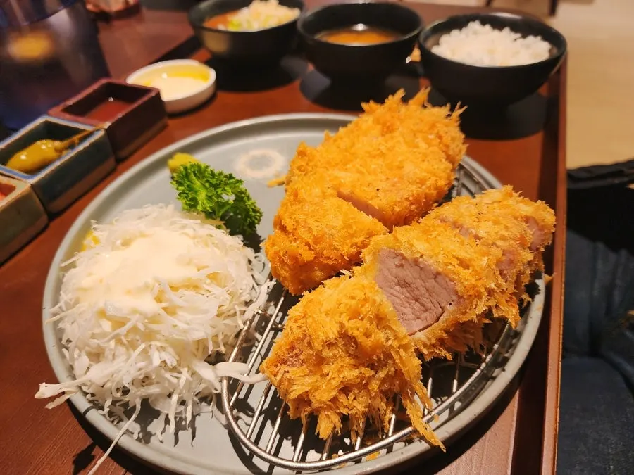 Tenderloin cutlet menu at Pine Katsu