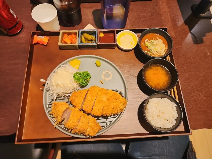 Loin cutlet menu at Pine Katsu