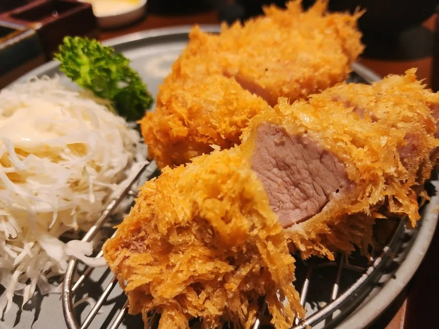 Recommended tenderloin cutlet at Pine Katsu