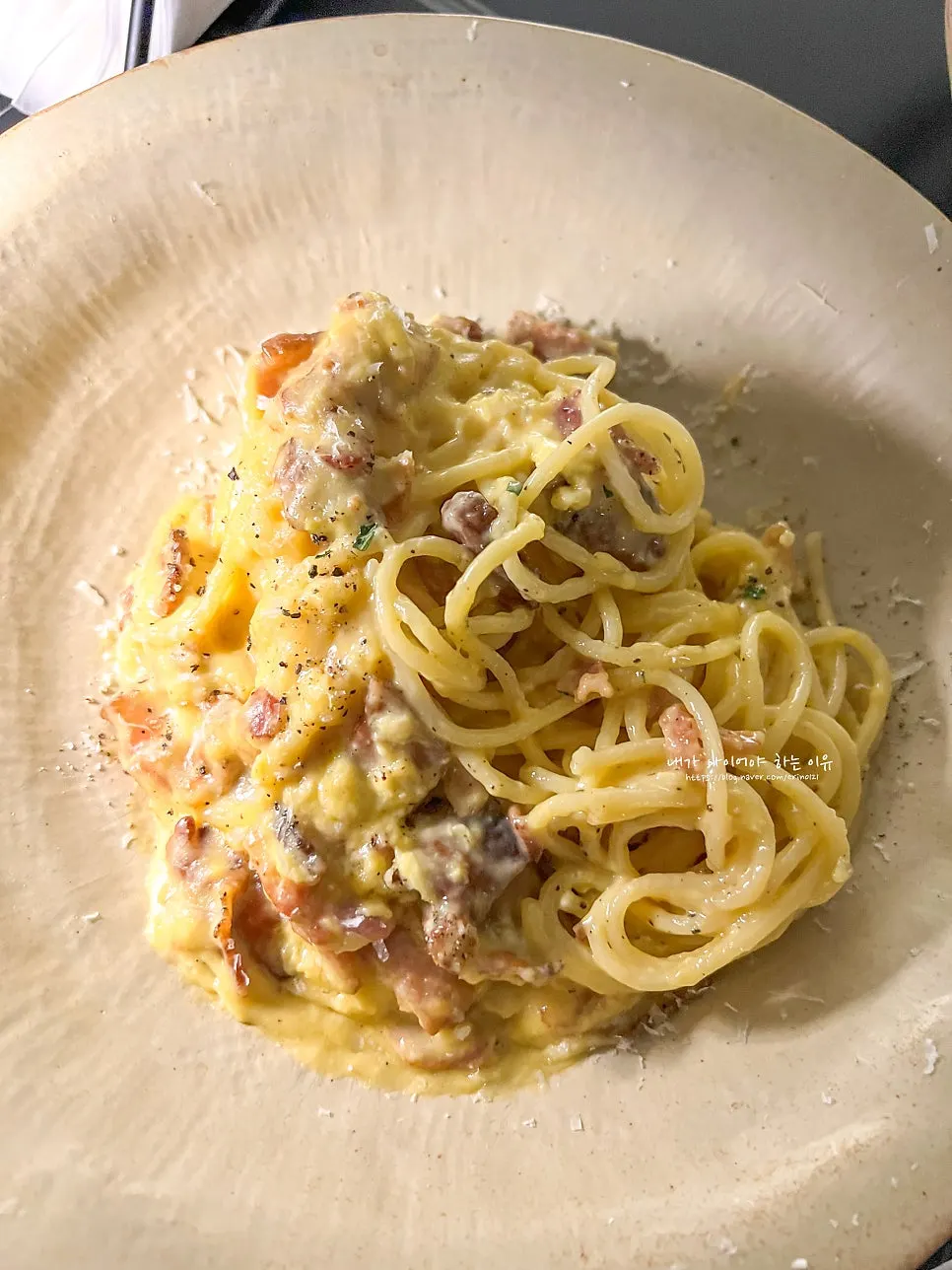 Plato de carbonara de Allegro