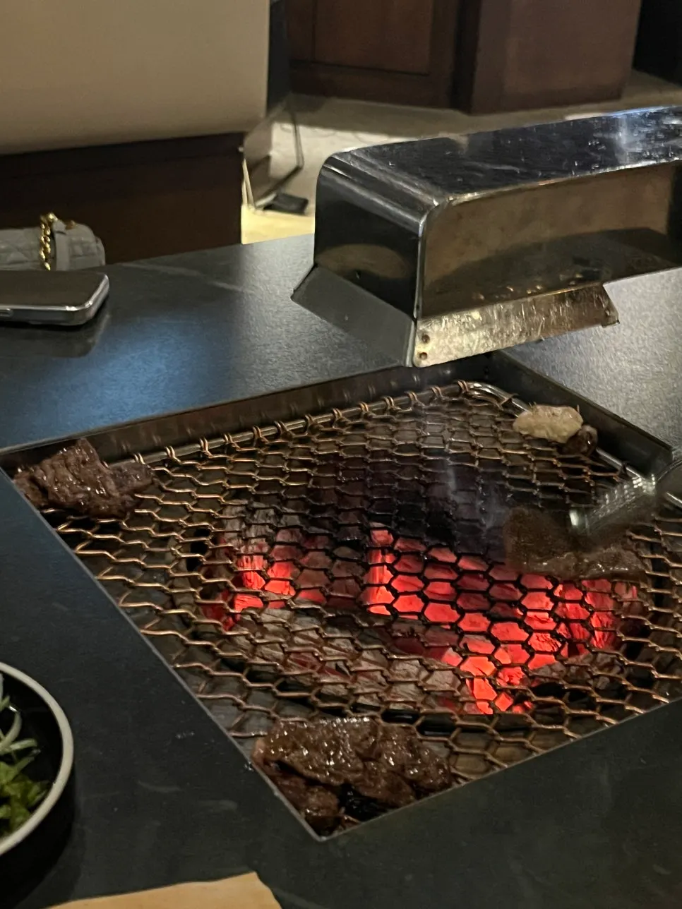Close-up of the finished seonghwa sirloin