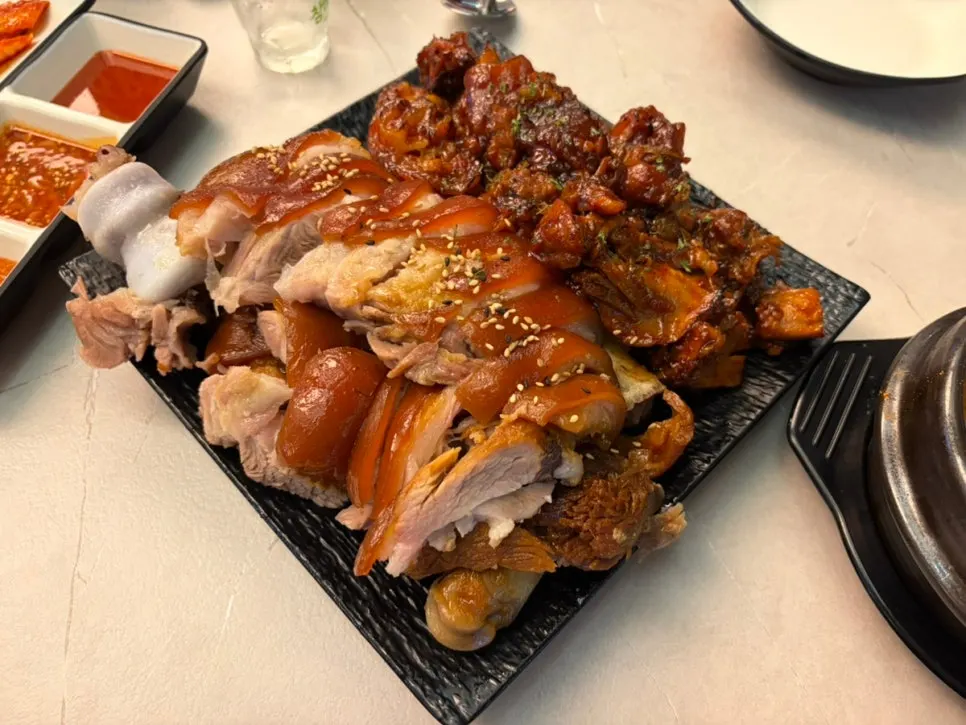 나래족발 송파직영점 식사 마무리 상차림