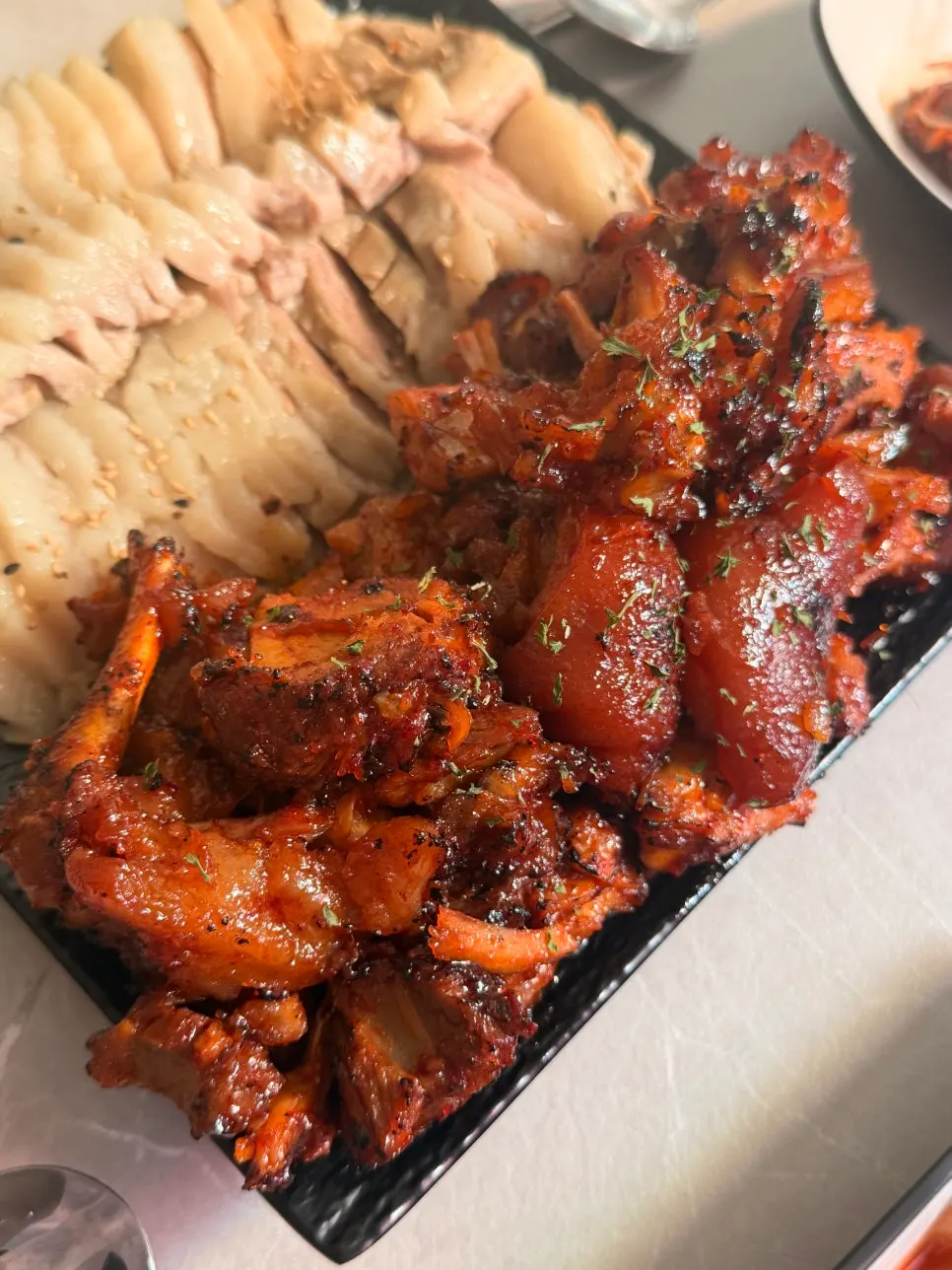 Narae Jokbal's fire jokbal in spicy-sweet sauce