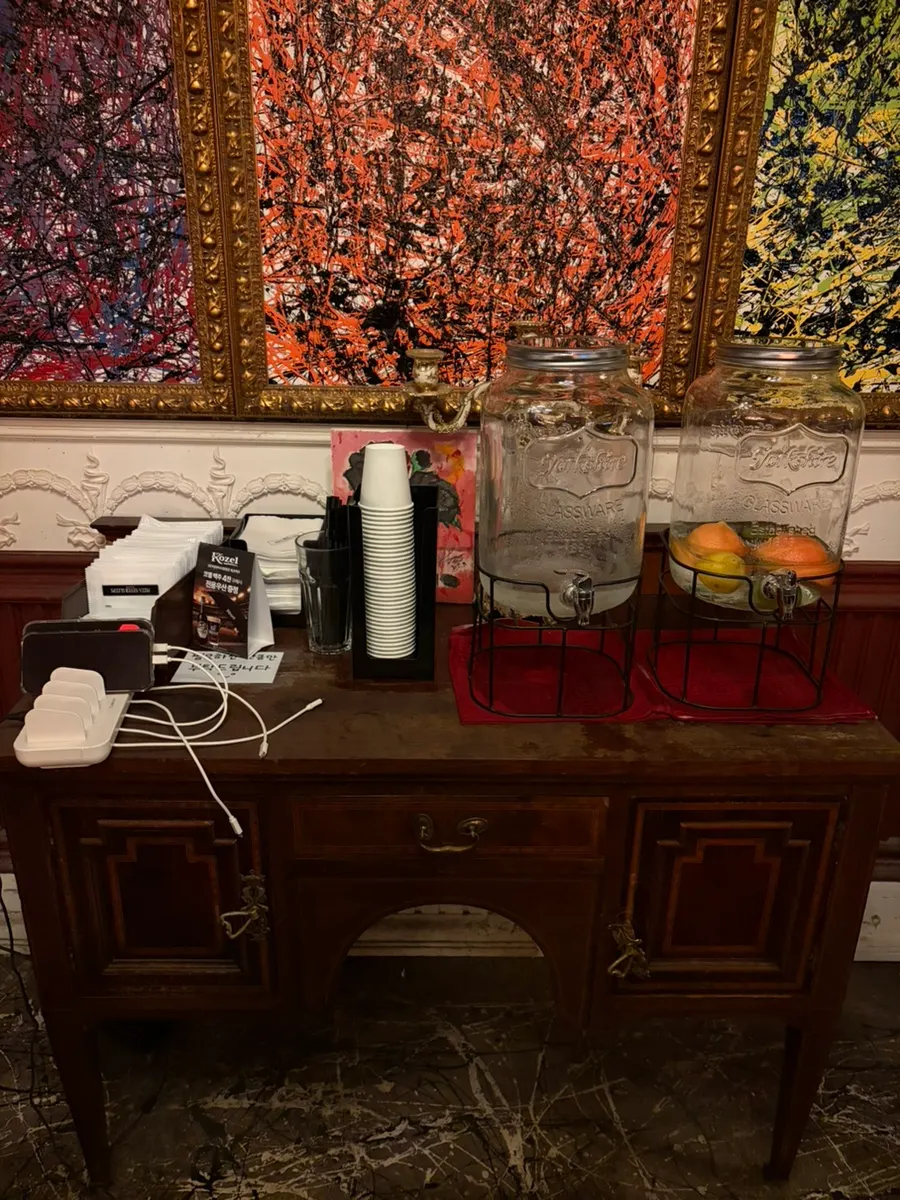 Self-bar with phone charging cables