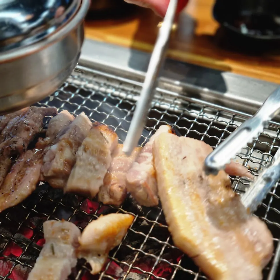 쫄깃한 오리목살 구이