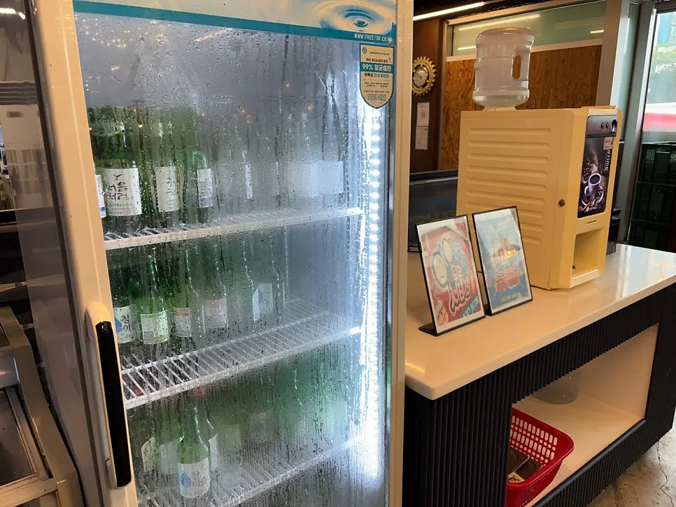 Self-serve bar with seasonings prepared