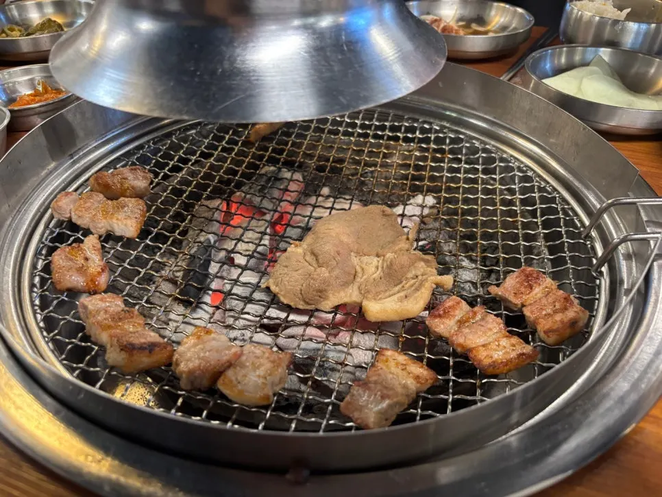 One discounted serving of marinated pork ribs