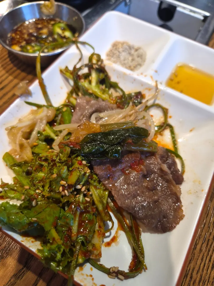 적당히 익힌 등심로스