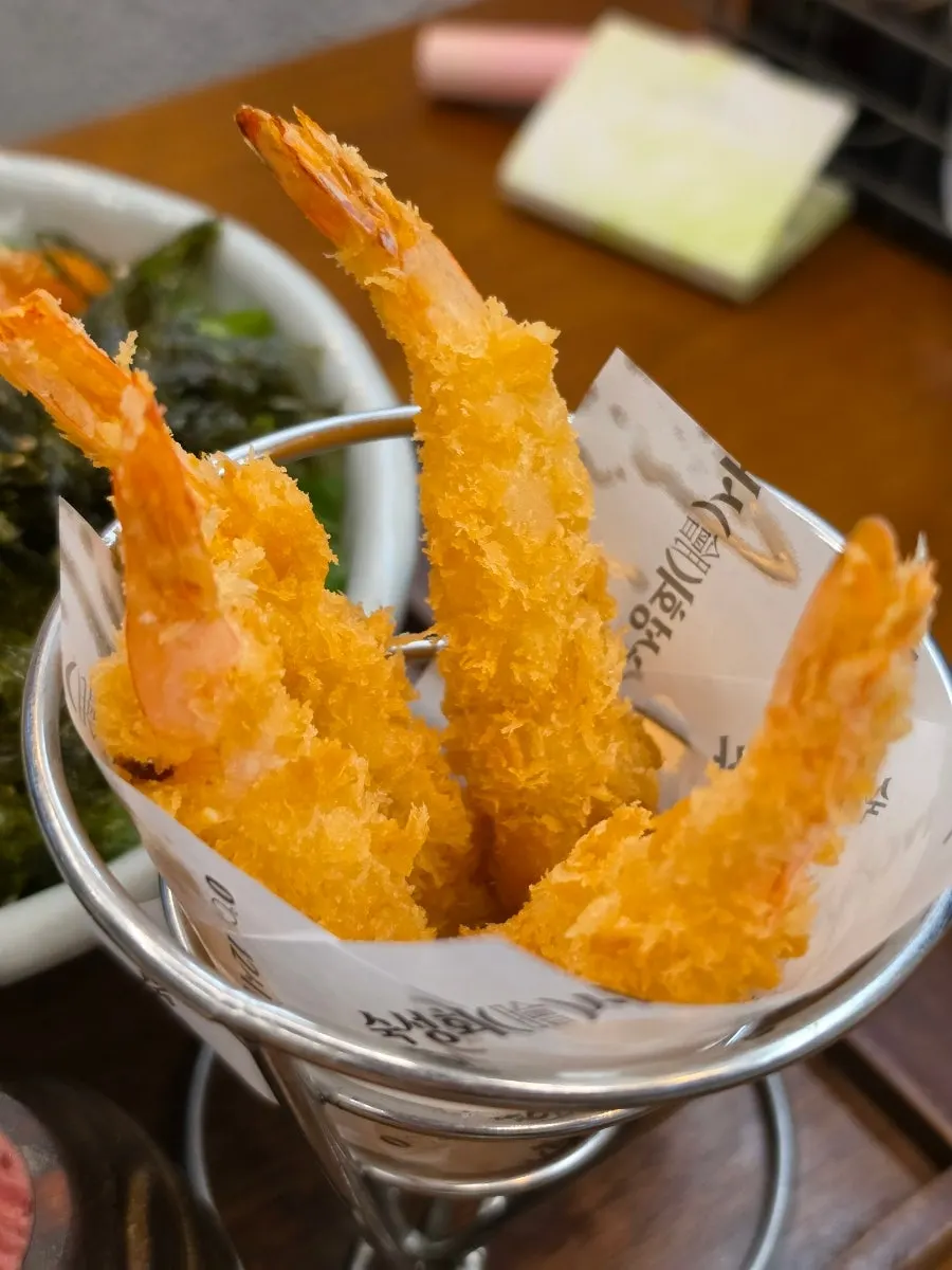 Bonito udon served with the value set