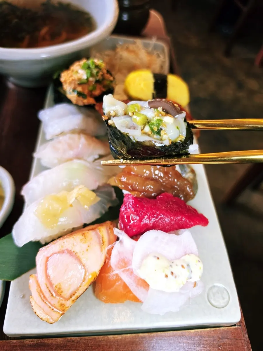 Eel sushi