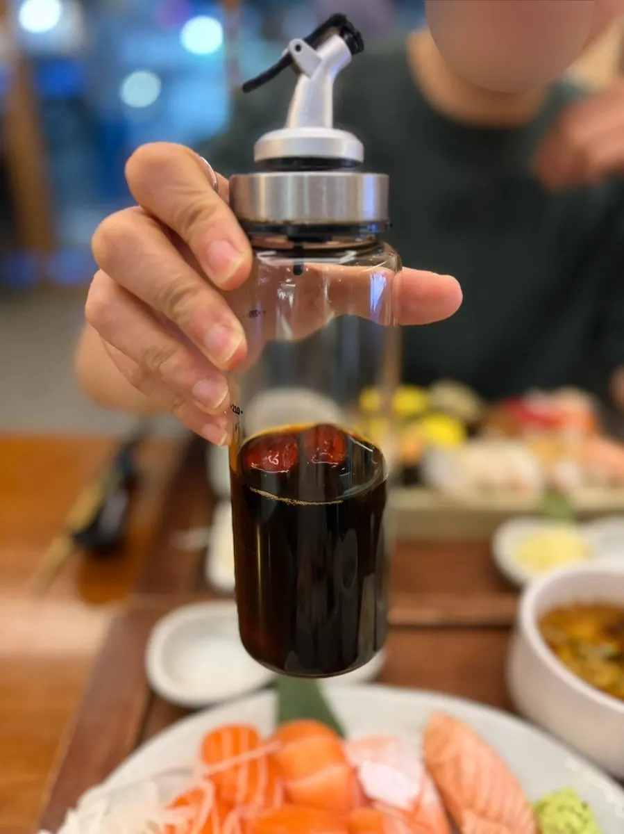 The jujube aged soy sauce at Sonsi Sushi