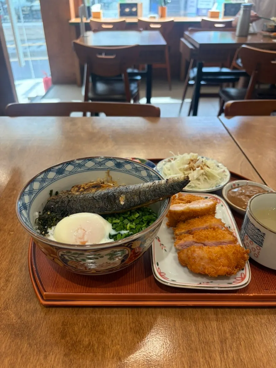 Order for the butter garlic mackerel rice bowl