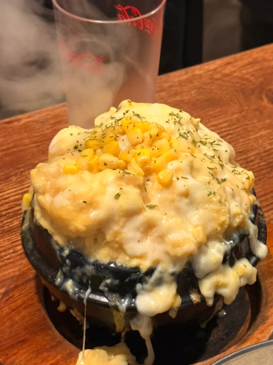 Order of matcha ribs and cheese bomb steamed egg