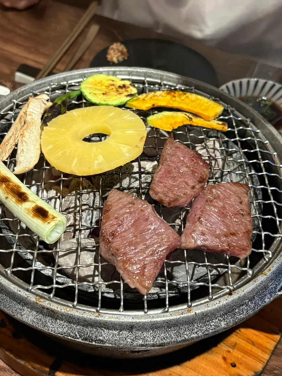 소스에 찍어 먹는 와규