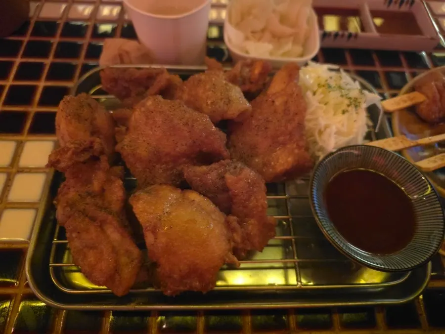 숯토리 순후추 가라아게 한 접시