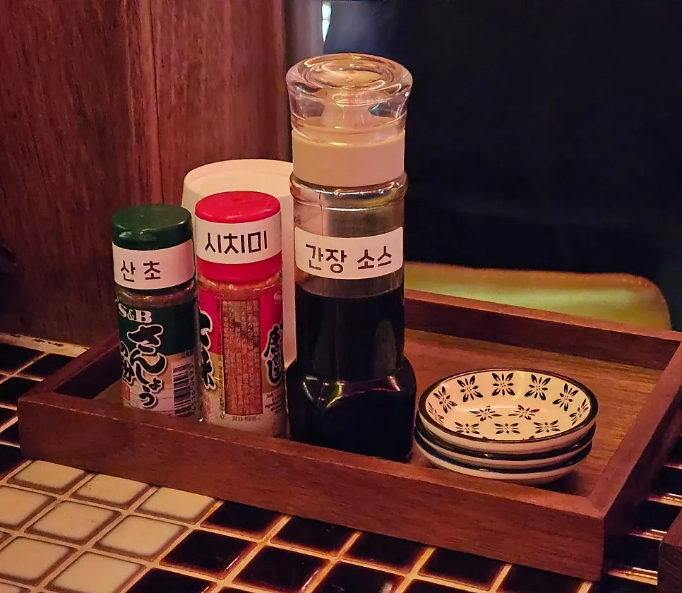 Guide to recommended sauce pairings for each skewer