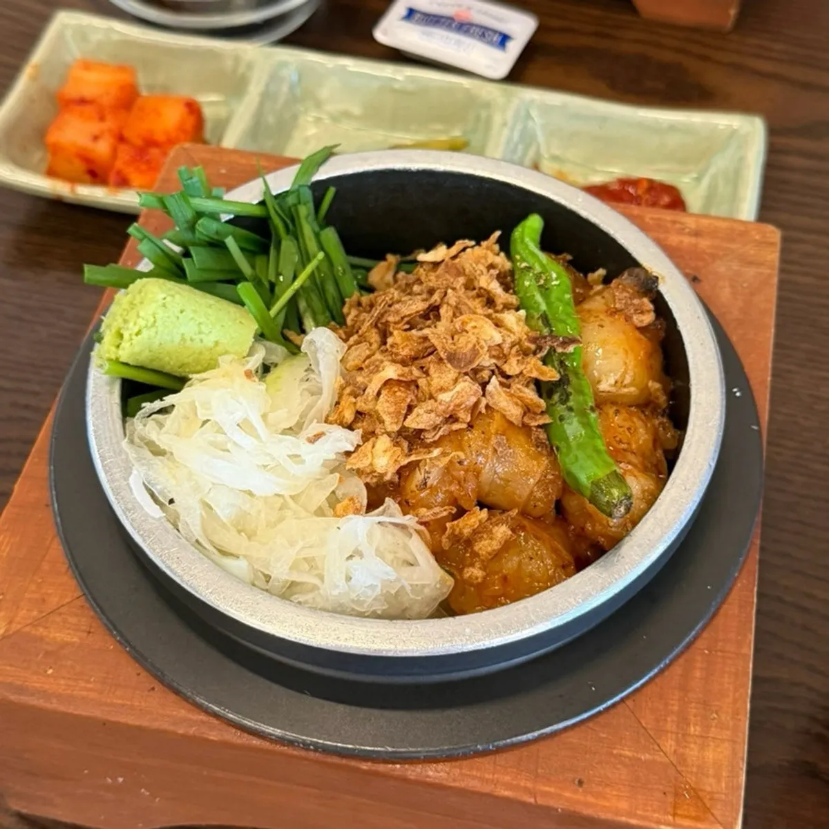 한우대창솥밥과 소갈비솥밥 한 상