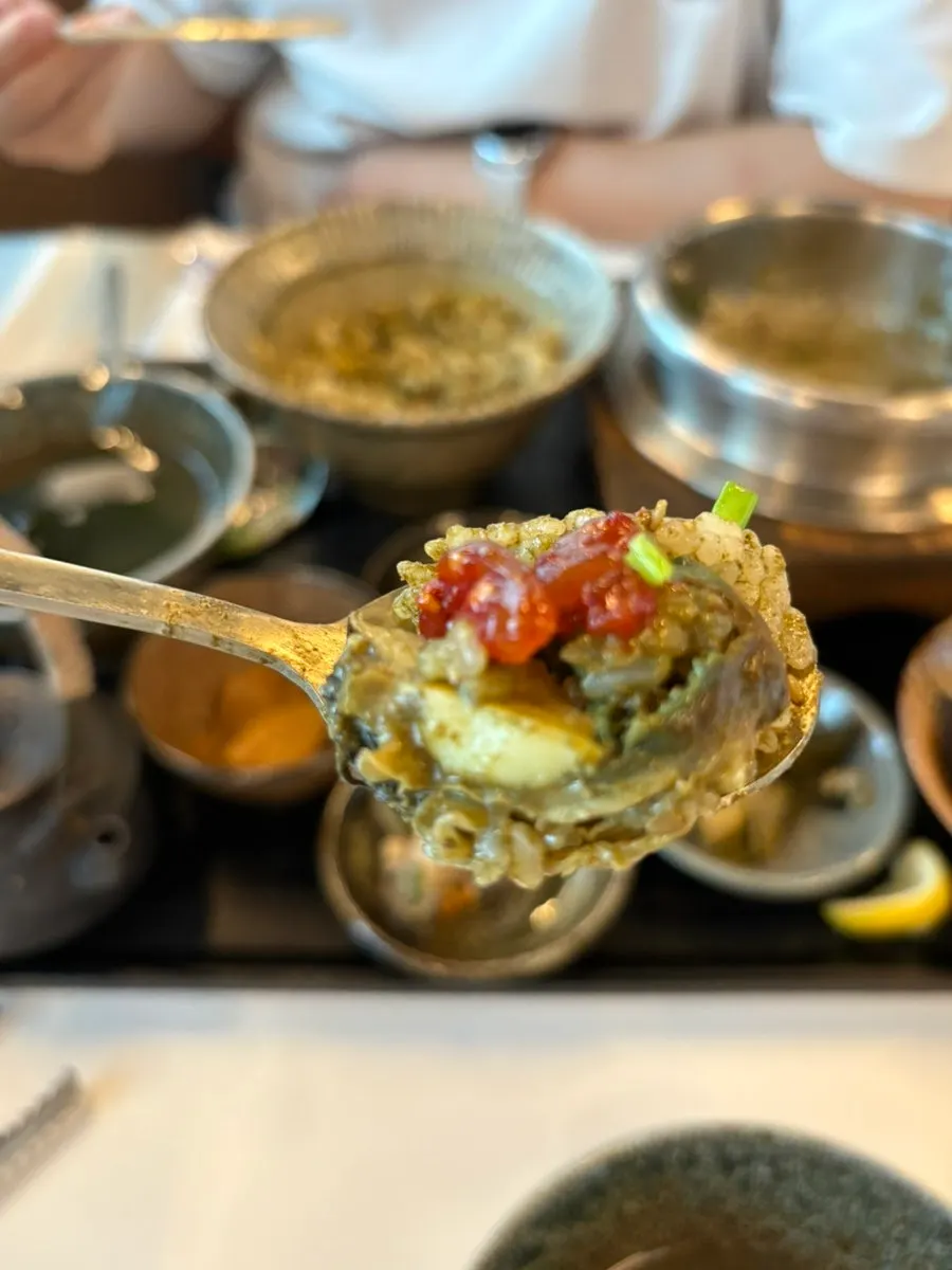 Abalone butter rice wrapped in seaweed