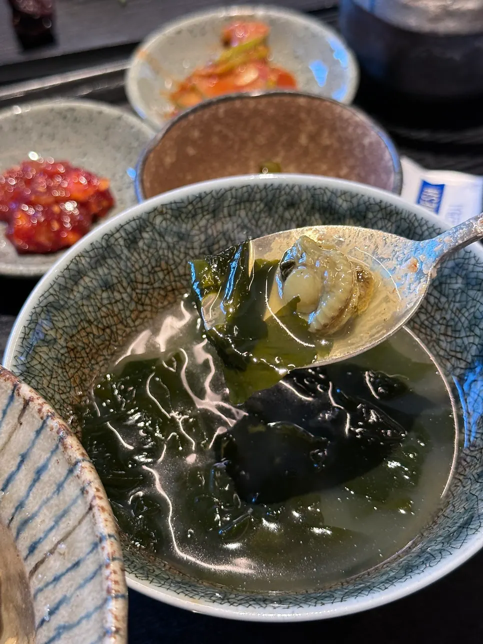 부드럽게 흐트러진 갈비살