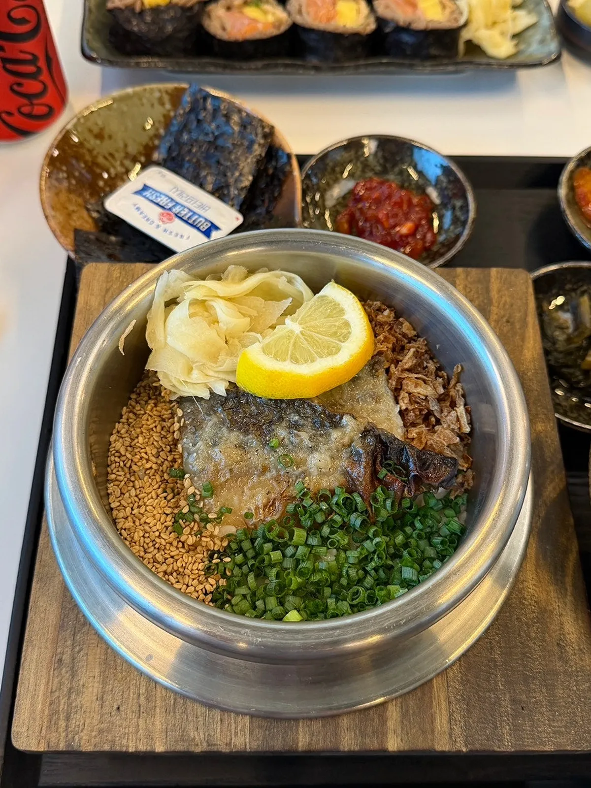 소로리솥밥 고등어솥밥 클로즈업