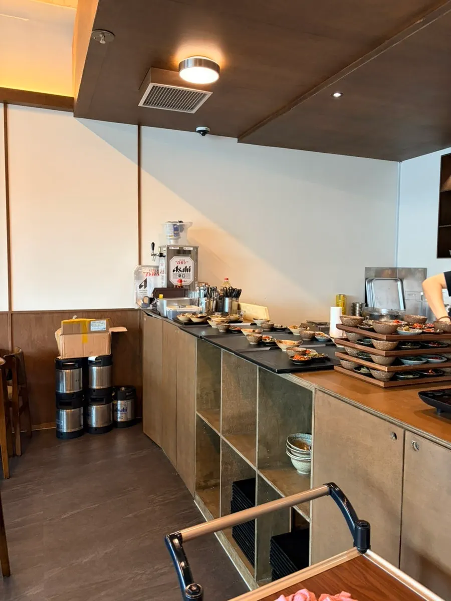 Neatly decorated restaurant interior