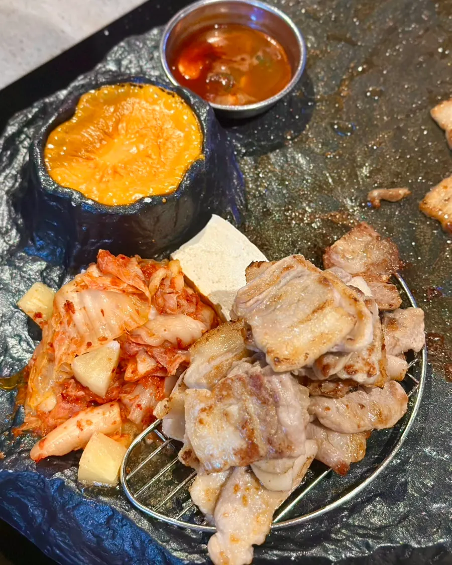 208도로 맞춘 쏘삼208 화산불판