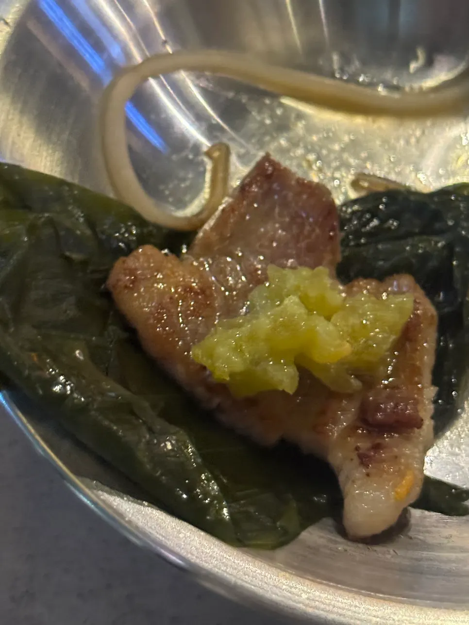 Carne asada mojada en salsa