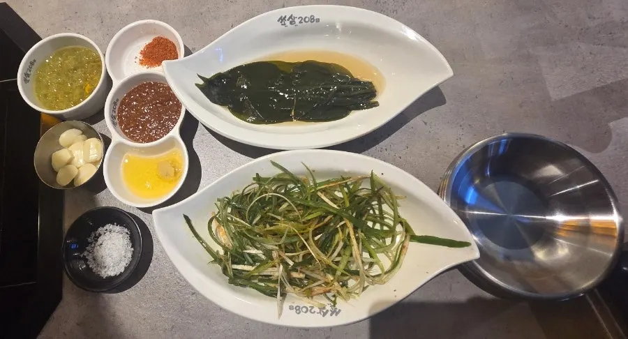 테이블 태블릿 주문 화면