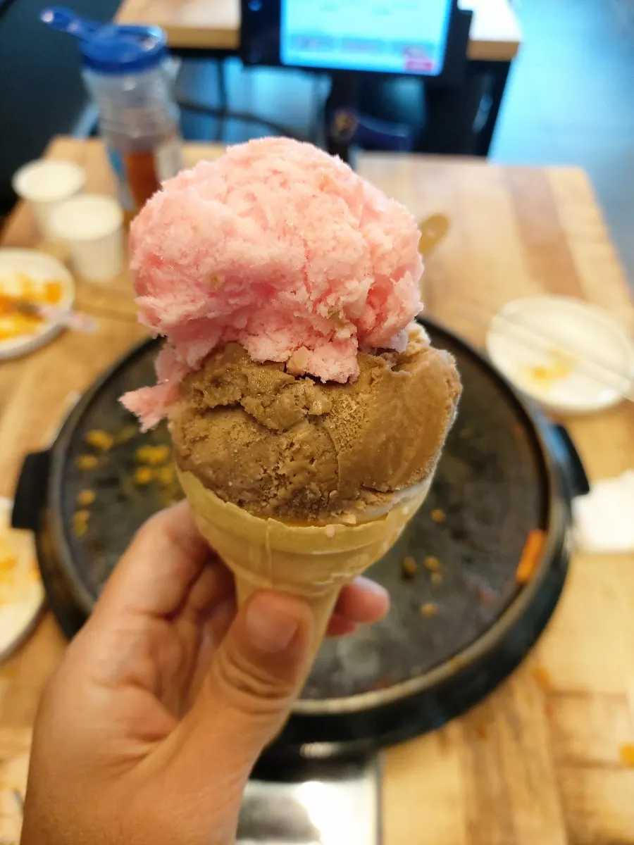 식후에 챙긴 옛날 아이스크림