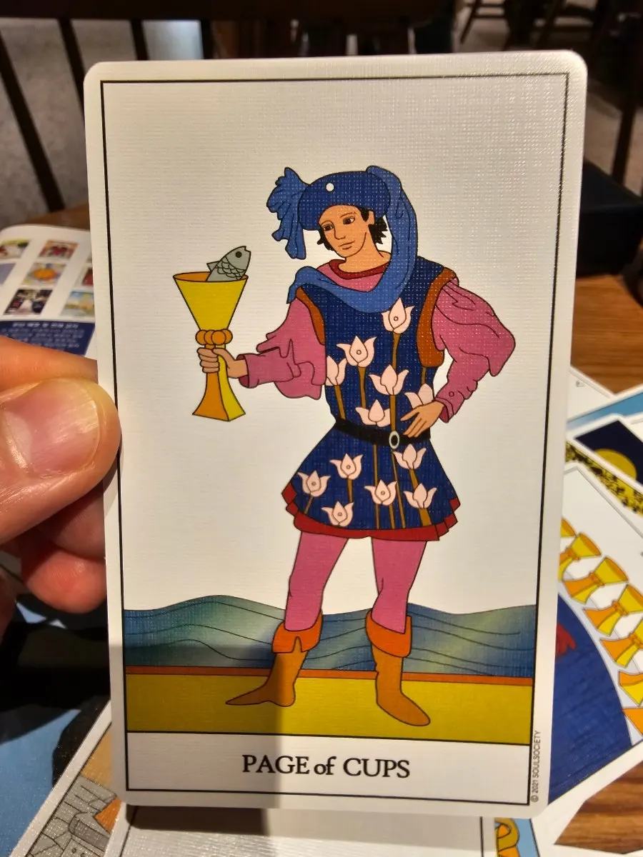 Modern-style tarot cards
