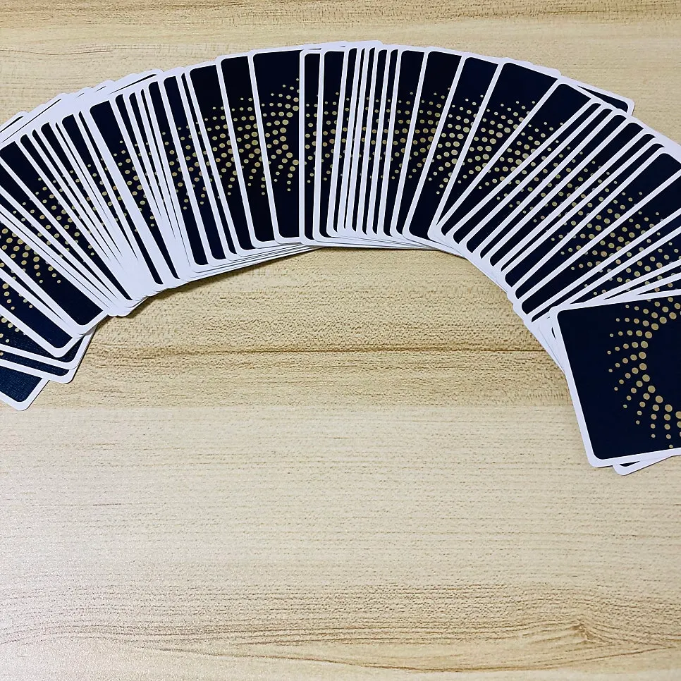 Tarot cards in modern colors
