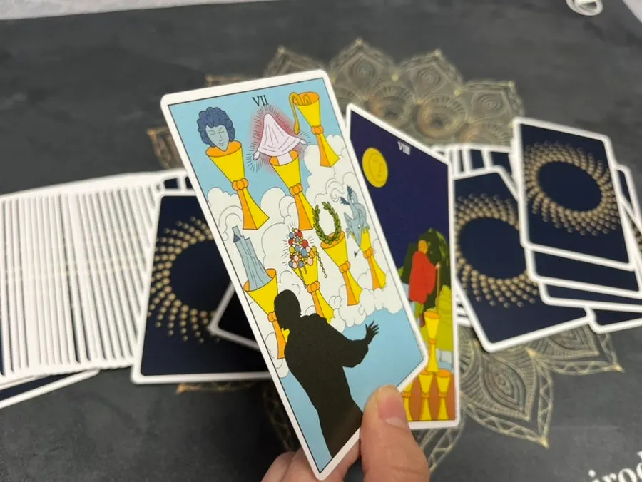 Image of tarot cards made with premium German paper