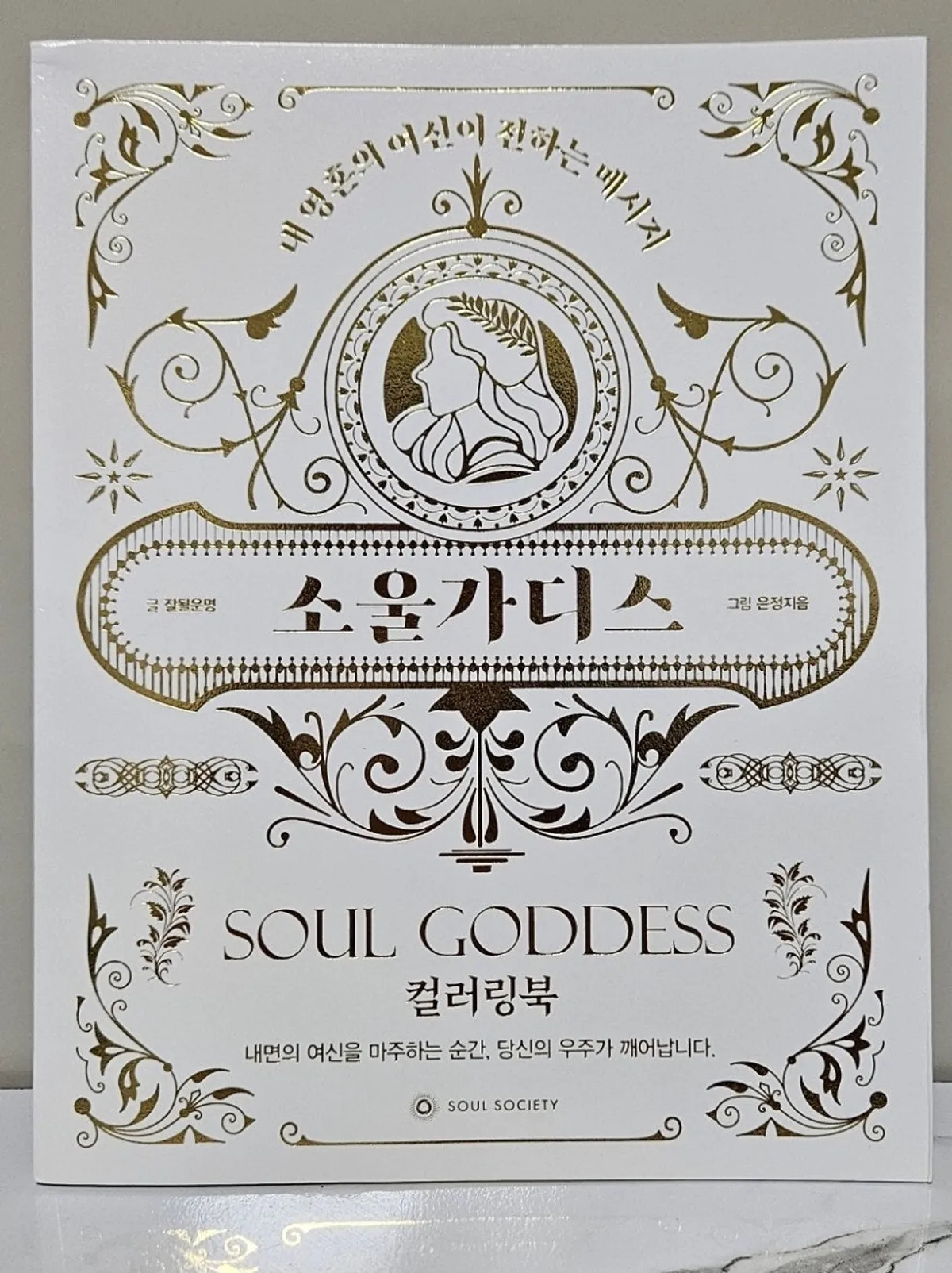 Soul Goddess coloring book cover image