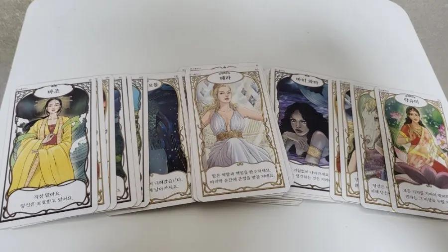 Oracle cards used without prior knowledge