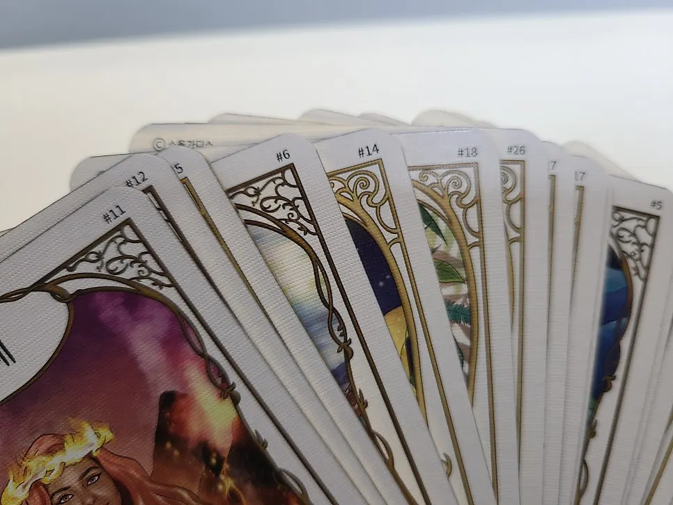 SoulGoddess Oracle Cards held in a hand