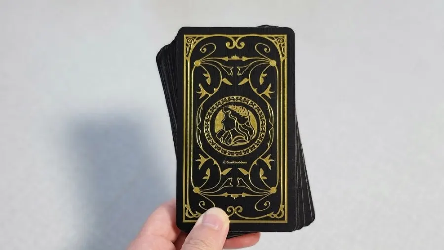 Four Korean goddess cards