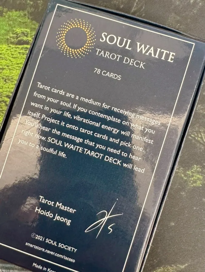 Polished Soul Weight Tarot Card design