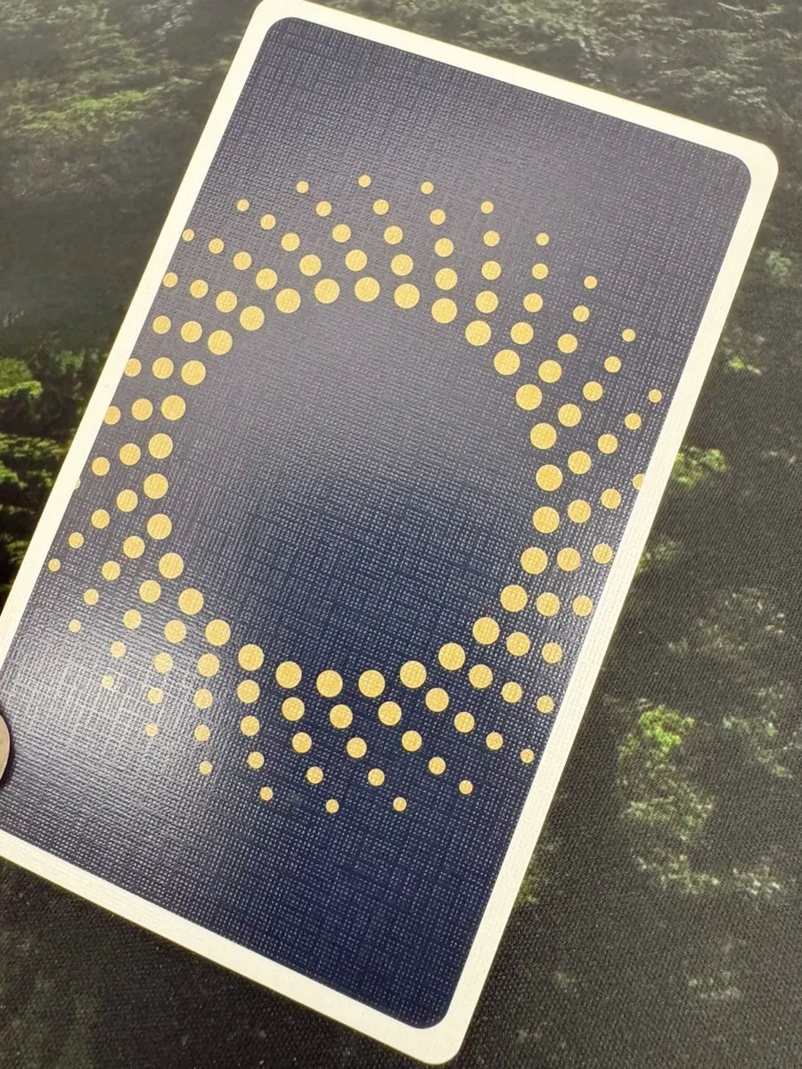 Tarot cards used for shuffling and spread interpretation