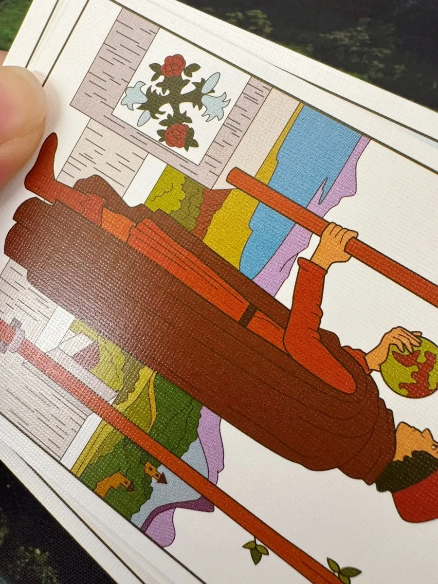 Tarot cards with a storage case