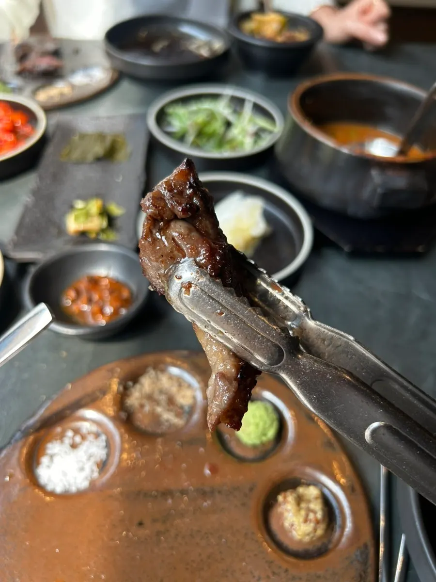 Finished piece of wine-marinated short rib
