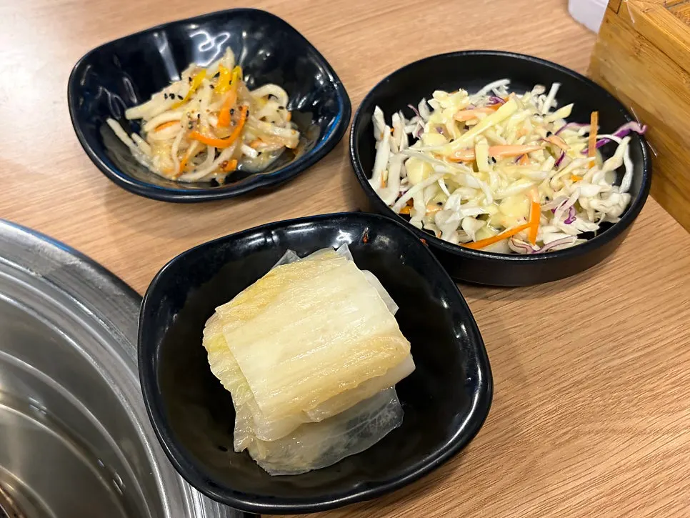 Selection of complimentary side dishes for barbecue