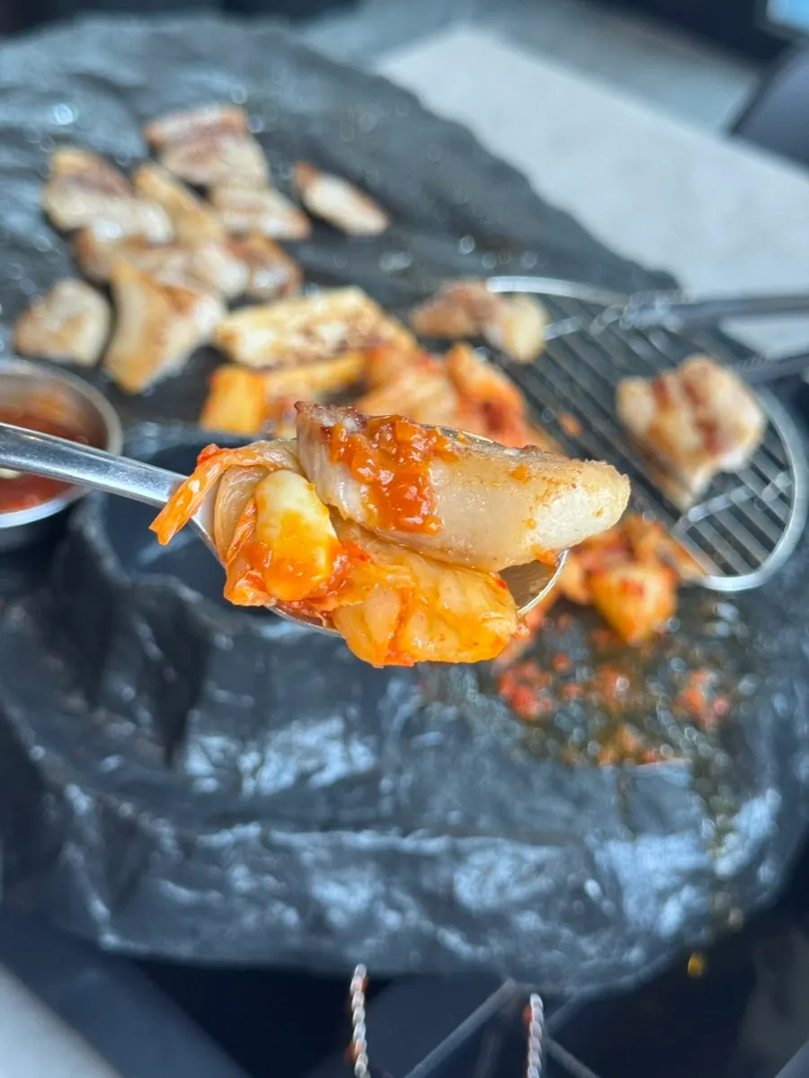 Chewy grilled cheongyeopsal