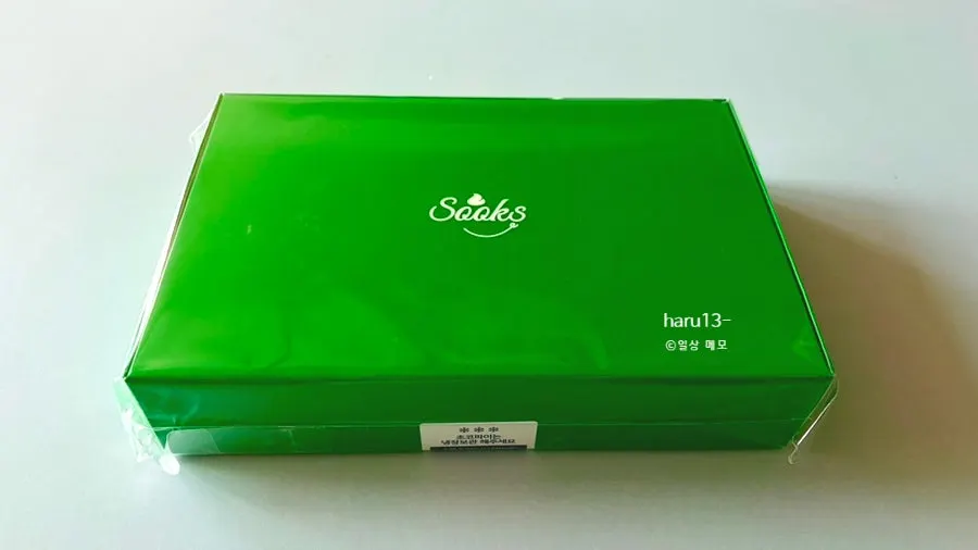 반으로 자른 논산딸기 초코파이 단면
