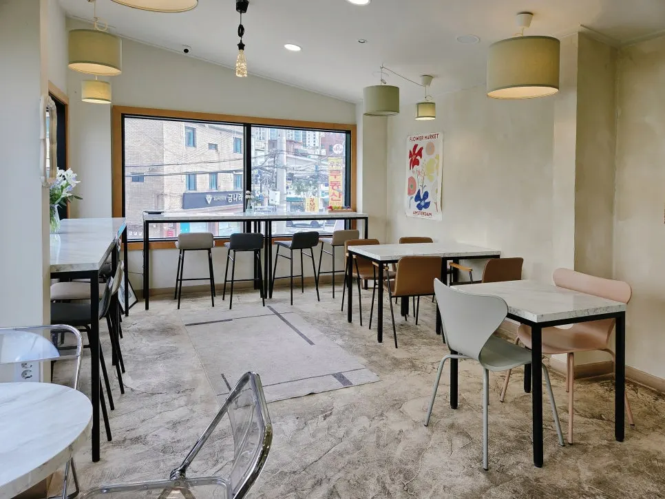 Ordering area on the 1st floor of Stack Bakery