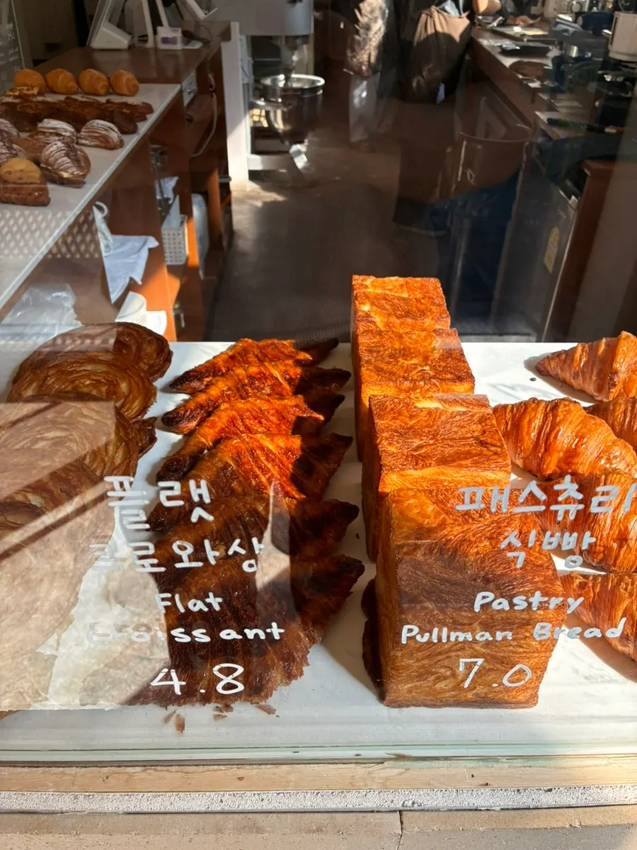 Bread display corner at Stack Bakery