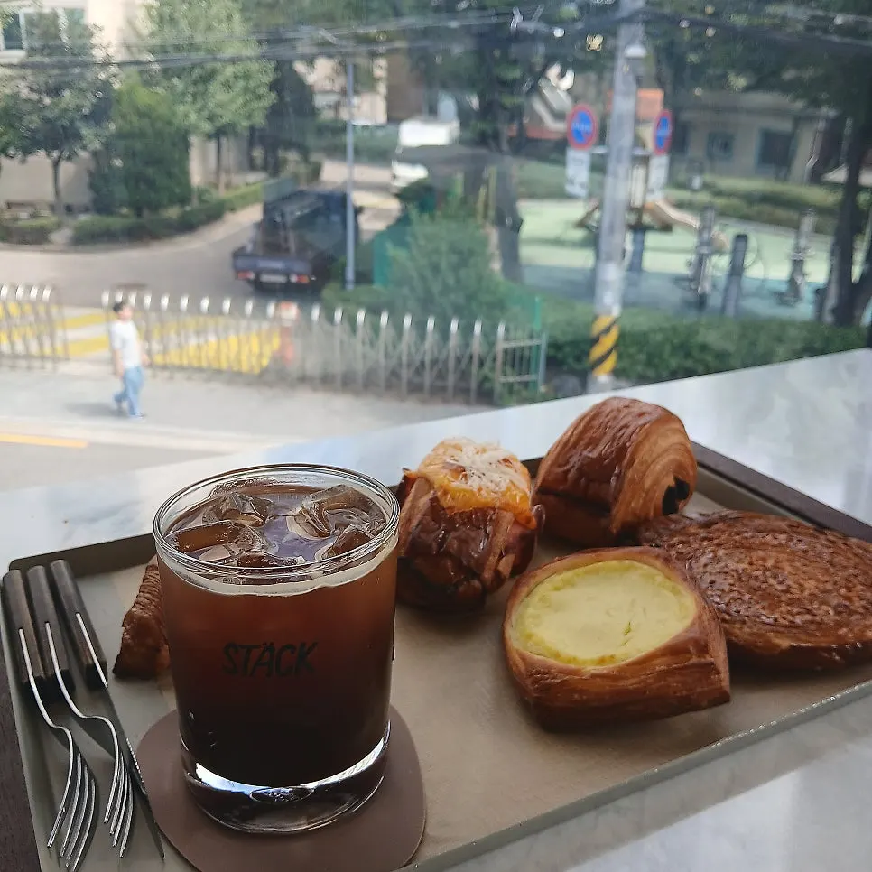 A crisp croissant with visible layered texture
